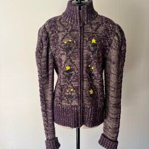 Cormio Emma Floral Embroidered Cardigan